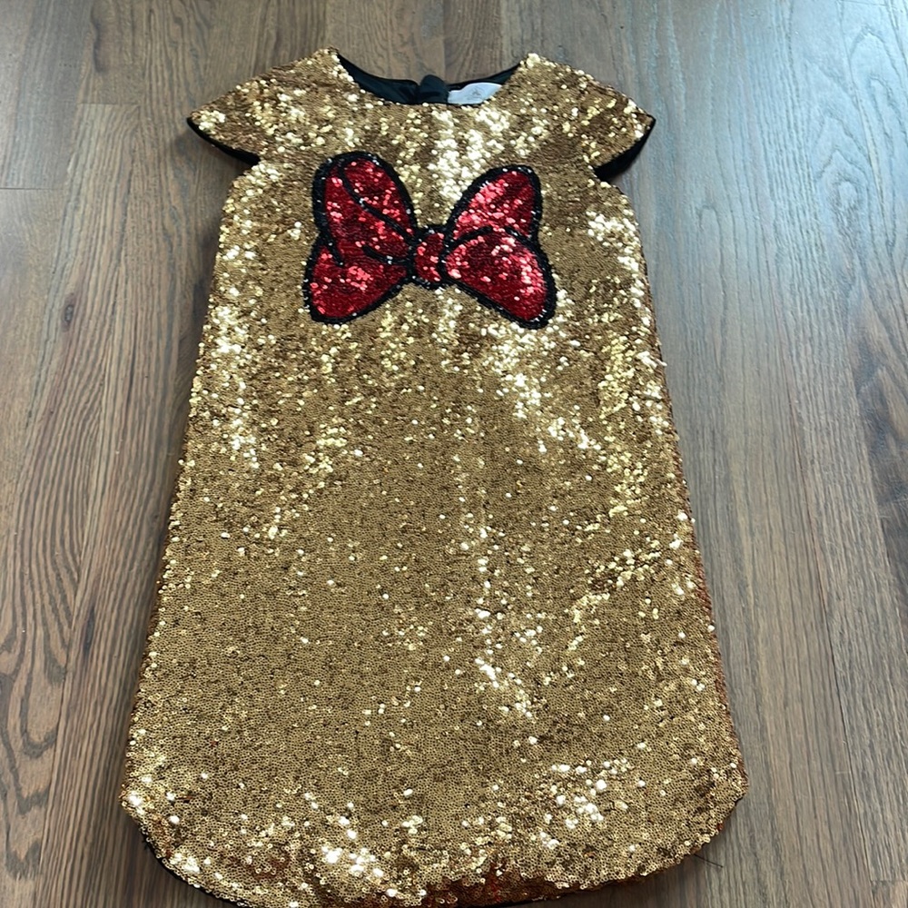 Girls Disney Minnie sequins dress size 9/10